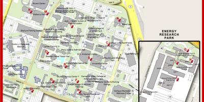 Houston Üniversitesi haritası