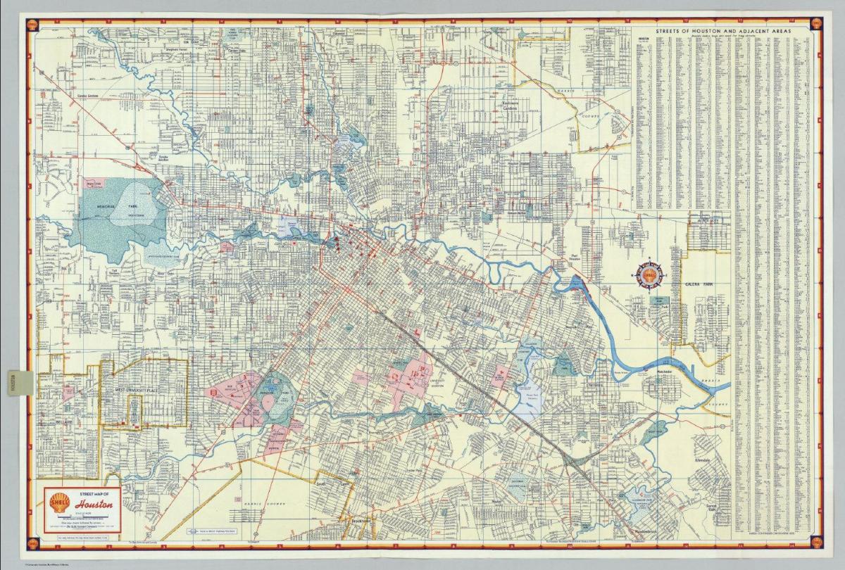 Houston sokak haritası