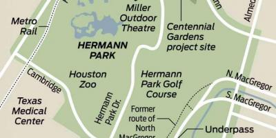 Hermann park haritası