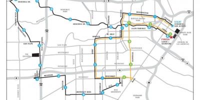 Houston haritası maraton
