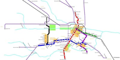 Metro demiryolu Houston göster