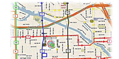 Houston otobüs güzergahları harita