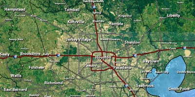 Radar harita Houston